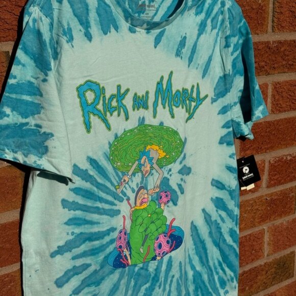 Rick and Morty Official Tie Dye T-Shirt- Medium - Picture 3 of 4